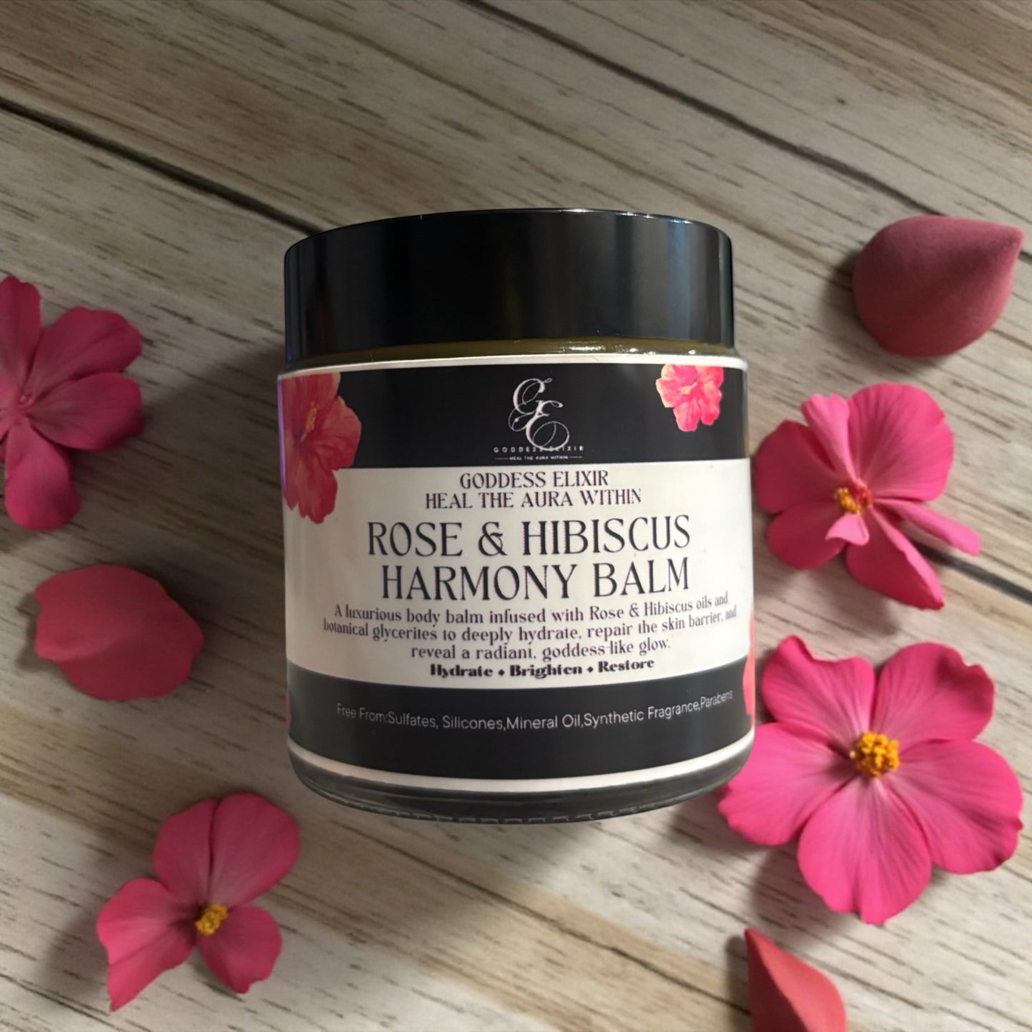 Rose & Hibiscus Harmony Balm 4 oz
