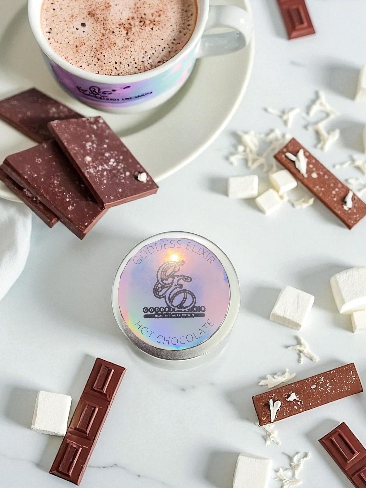 Hot Chocolate Apricot Coconut Wax Candle