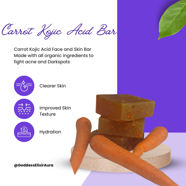 1% Kojic Acid Carrot Bar