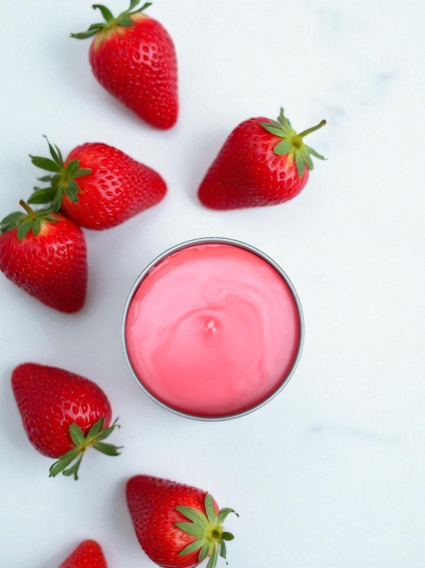 Strawberry & Cream Apricot Coconut Wax Candle