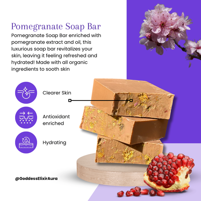 Pomegranate Soap Bar