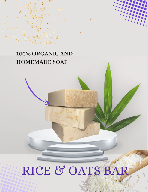 Rice and  Bamboo Soap Bar