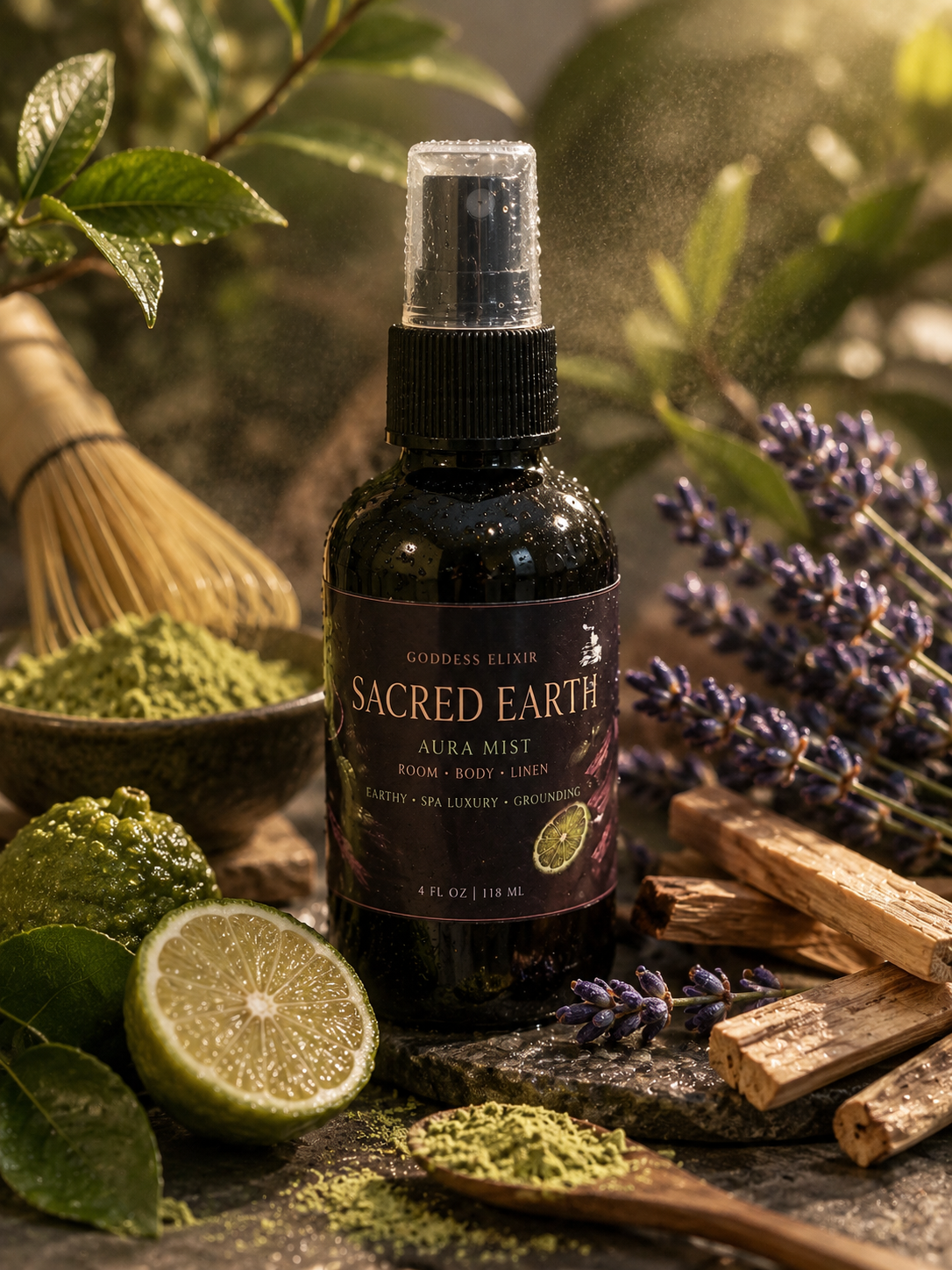 SACRED EARTH- Room, Linen and Body Mist
