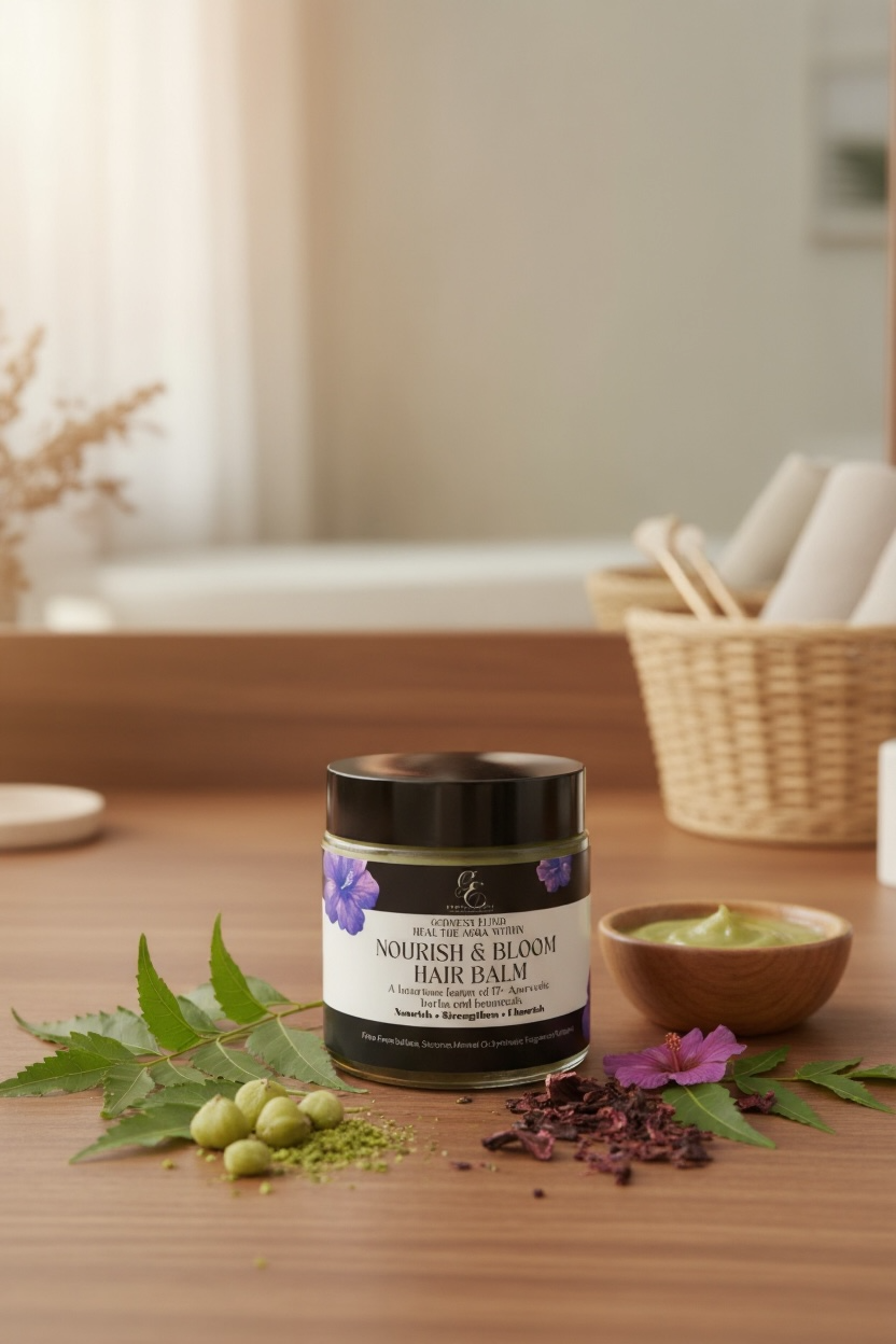 Nourish & Bloom Hair Balm 4 oz