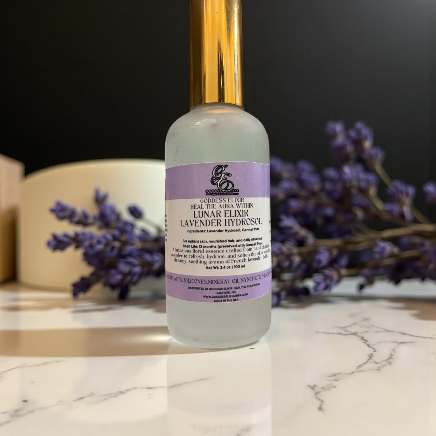 Lunar Elixir-Lavender Hydrosol Mist & Toner
